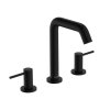 Hansgrohe Tecturis S 3-otworowa bateria umywalkowa 150 z kompletem odpływowym Push-Open Czarny Matowy 73330670